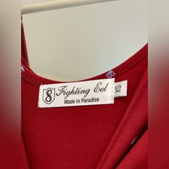 Fighting Eel Soft Jersey MIDI Dress Size XS - Picture 3 of 4